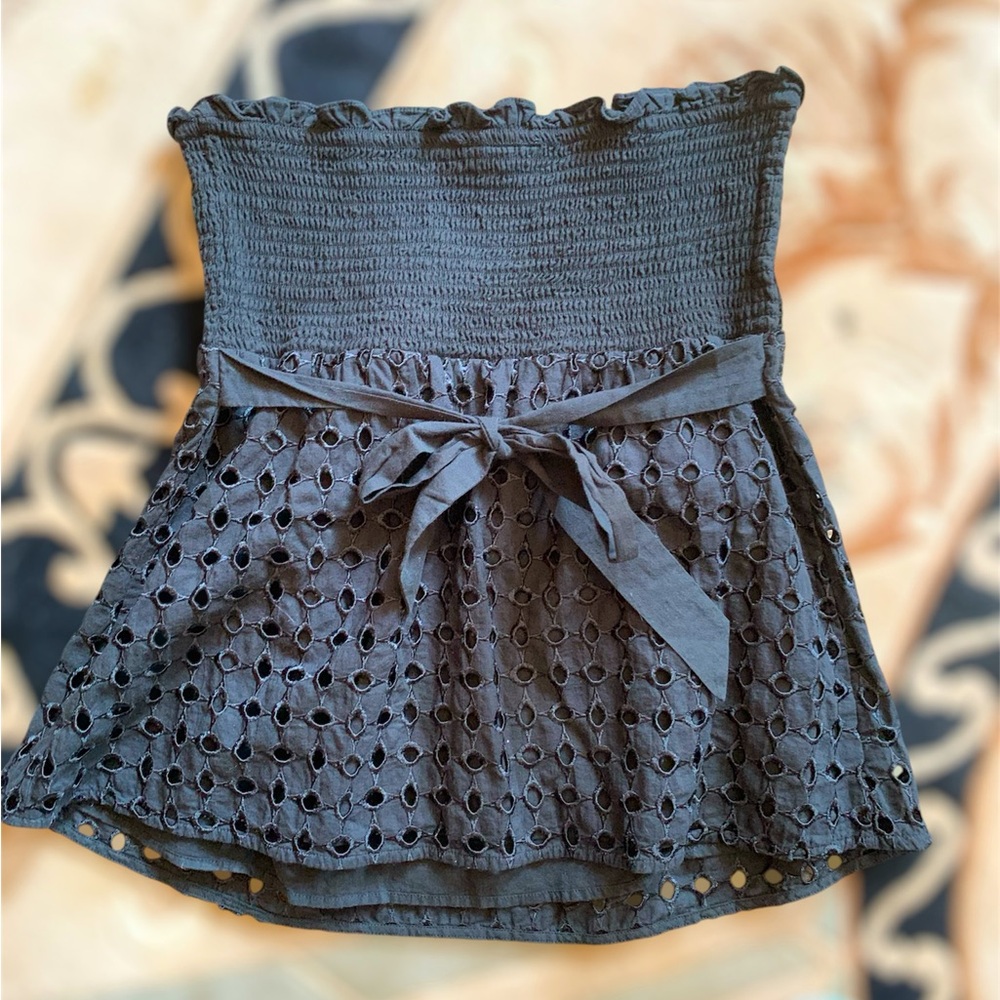 Express smocked strapless top NWT - Picture 4 of 9